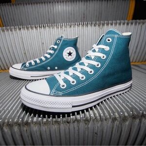Converse Men’s Dark turquoise High-Top Sneakers